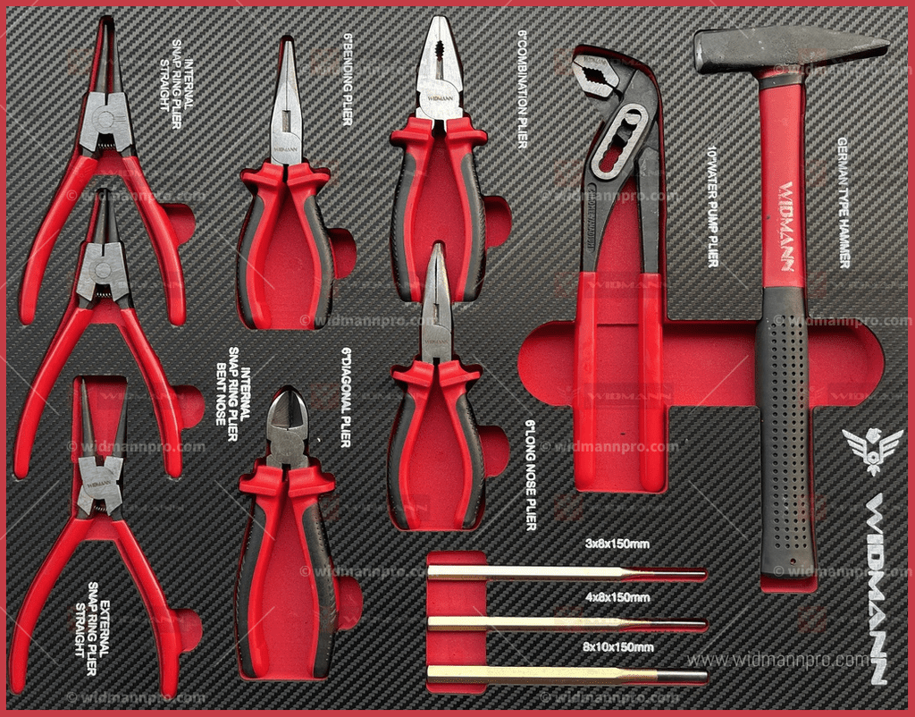 WIDMANN TOOLS CABINET - 8 LAYERS - RED (4)
