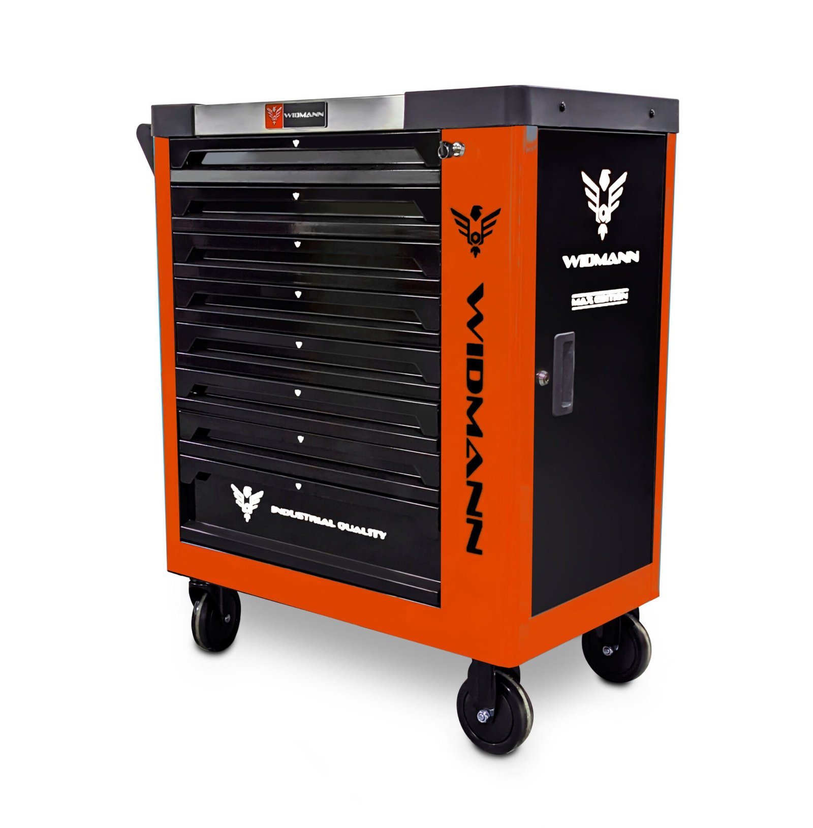 WIDMANN TC7 7 OR TOOLS TROLLEY 7 Drawers ORANGE BLACK 246 PCS Widmann tc7 7 or tools trolley 7 drawers orange black 246 pcs