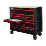 WIDMANN JUMBO WOOD FINISH TROLLEY - 13 Drawers - BLACK -(324 PCS)